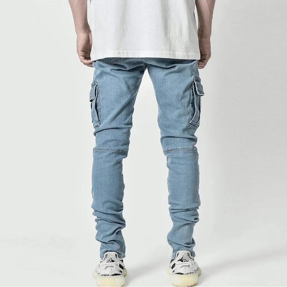 Pete Denim Cargo Pants