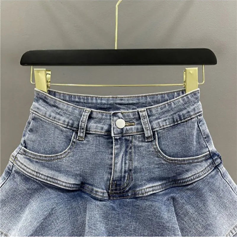 Daisy Denim Shorts Skirts