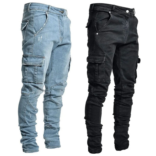 Pete Denim Cargo Pants